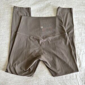 Lululemon Align Ribbed High Rise Crop Nomad